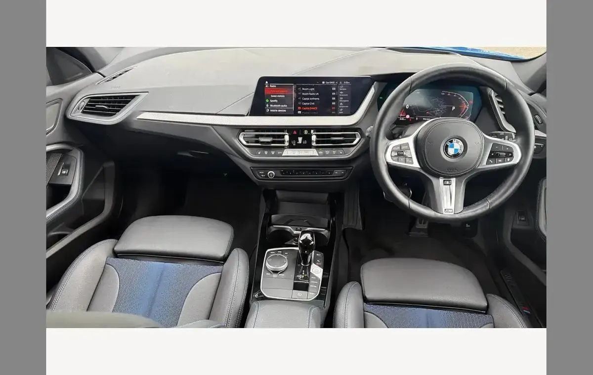 Used BMW 118 M Sport 136 HP (100 kW) 2023 Blue Hatchback