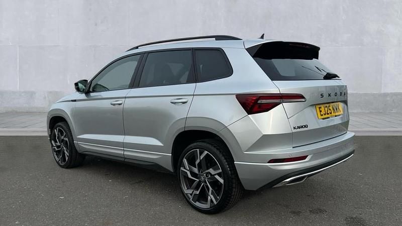 Used Skoda Karoq SportLine 150 HP (110 kW) 2025 Brilliant silver metallic SUV