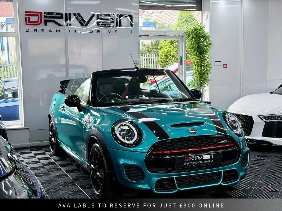 Used Mini John Cooper Works Cabriolet 2019 Turquoise Cabriolet