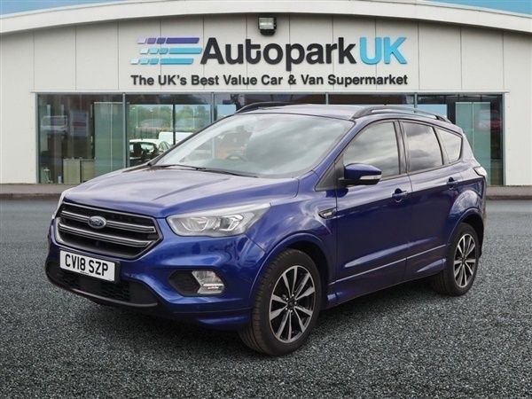 Blue Used 2018 Ford Kuga ST-Line SUV | £10,395 (Fair price) - Image 1/1