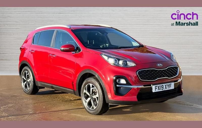 Used Kia Sportage 129 HP (94 kW) 2019 Red SUV