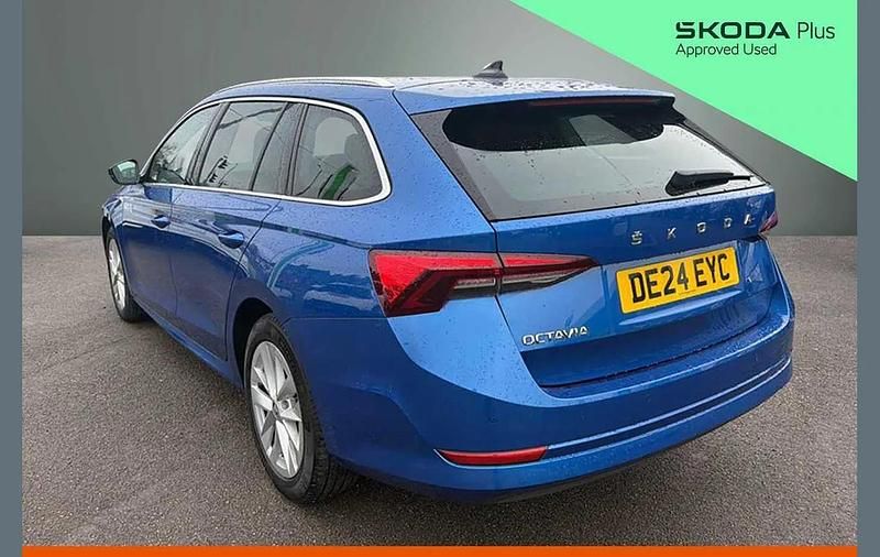 Used Skoda Octavia SE L 147 HP (108 kW) 2024 Race blue metallic Estate