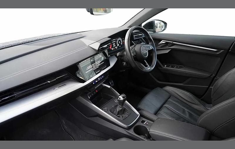 Used Audi A3 S-Line 147 HP (108 kW) 2022 Black Hatchback