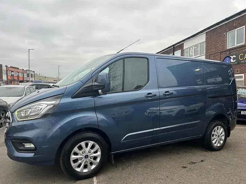 Used Ford Transit Custom Limited 130 HP (95 kW) 2021 Blue Van
