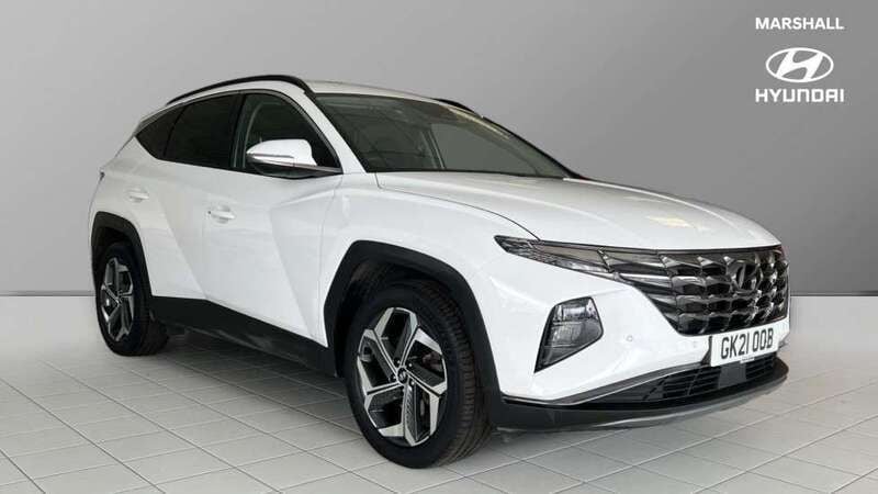 White Used 2021 Hyundai Tucson Premium SUV | £21,766 (Fair price) - Image 1/4