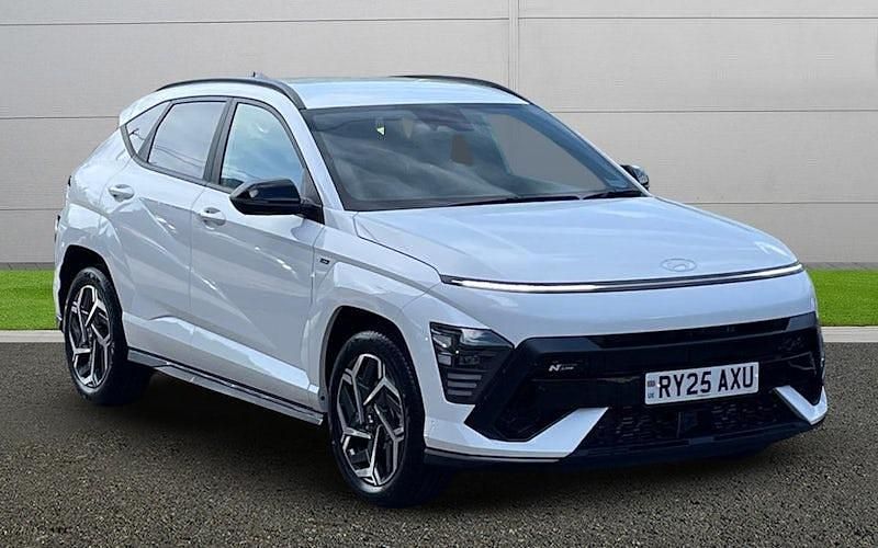 White Used 2025 Hyundai Kona N Line SUV | £26,499 (Expensive) - Image 1/4