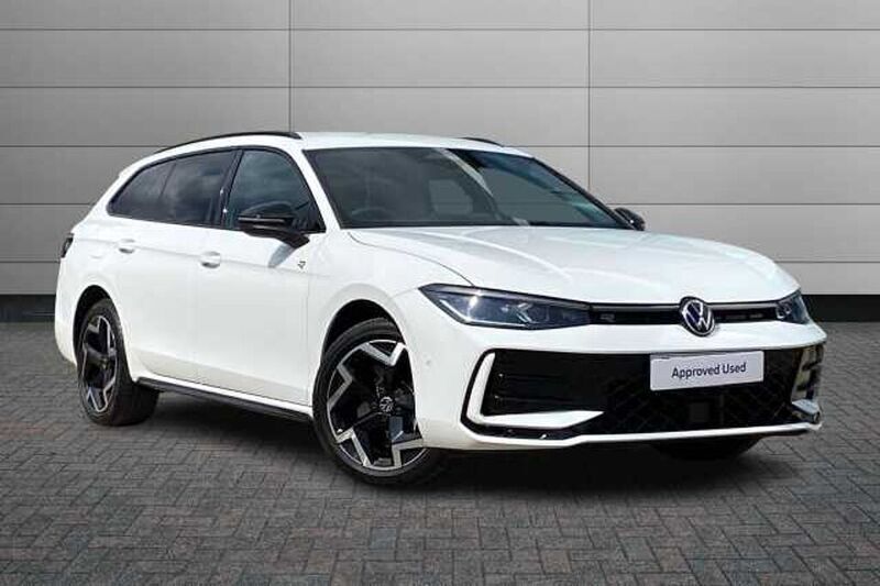 White Used 2024 VW Passat R-line Estate | £36,212 - Image 1/4