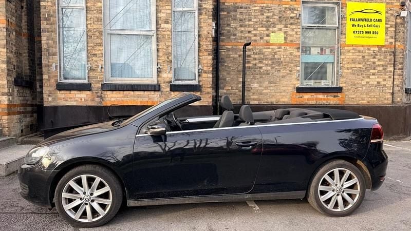 Used VW Golf Cabriolet S 2012 Black Cabriolet