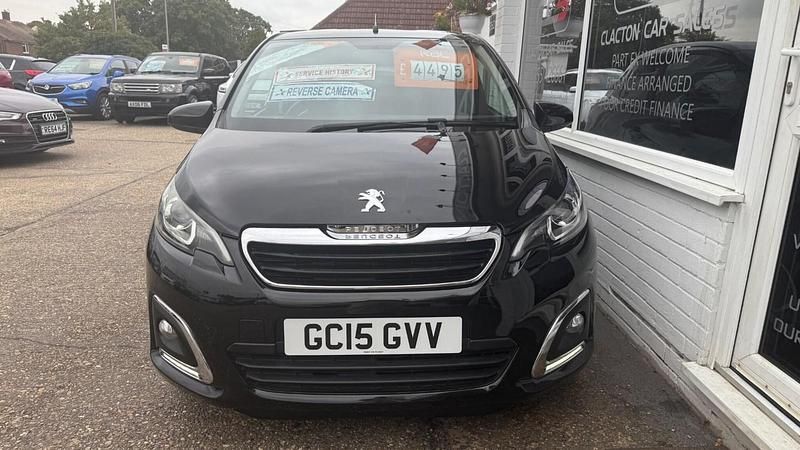 Used Peugeot 108 Allure 82 HP (60 kW) 2015 Black Hatchback