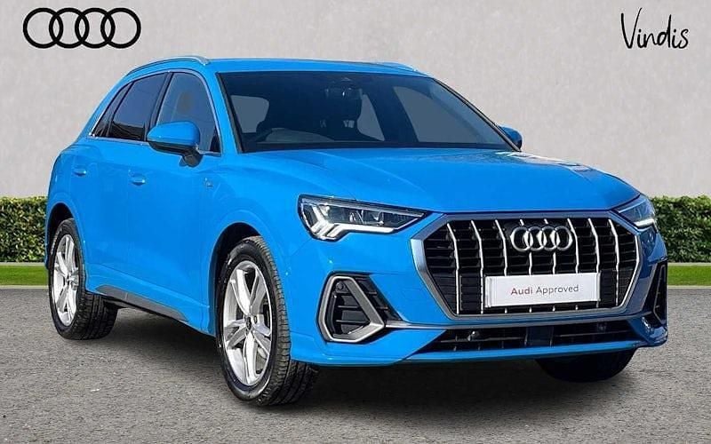 Blue Used 2022 Audi Q3 S-Line SUV | £25,900 (Super price) - Image 1/4