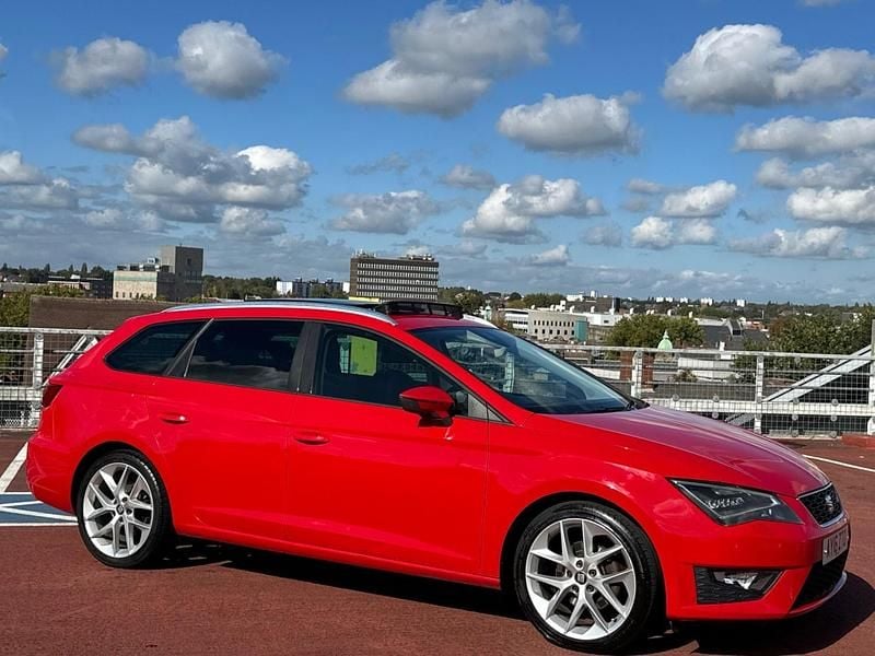 Red Used 2016 Seat Leon FR Estate | £7,450 (Fair price) - Image 1/4
