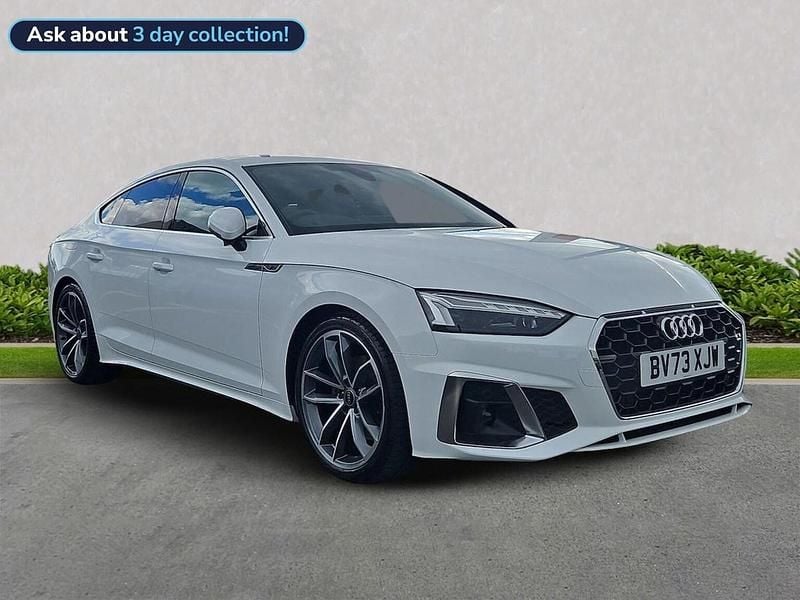 White Used 2023 Audi A5 S-Line Coupe | £29,719 (Fair price) - Image 1/4