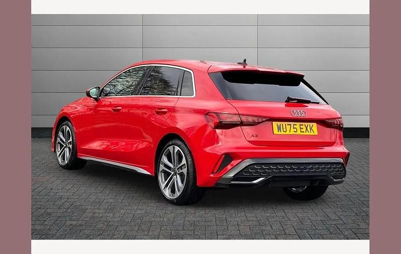 New Audi A3 S-Line 150 HP (110 kW) 2026 Red Hatchback