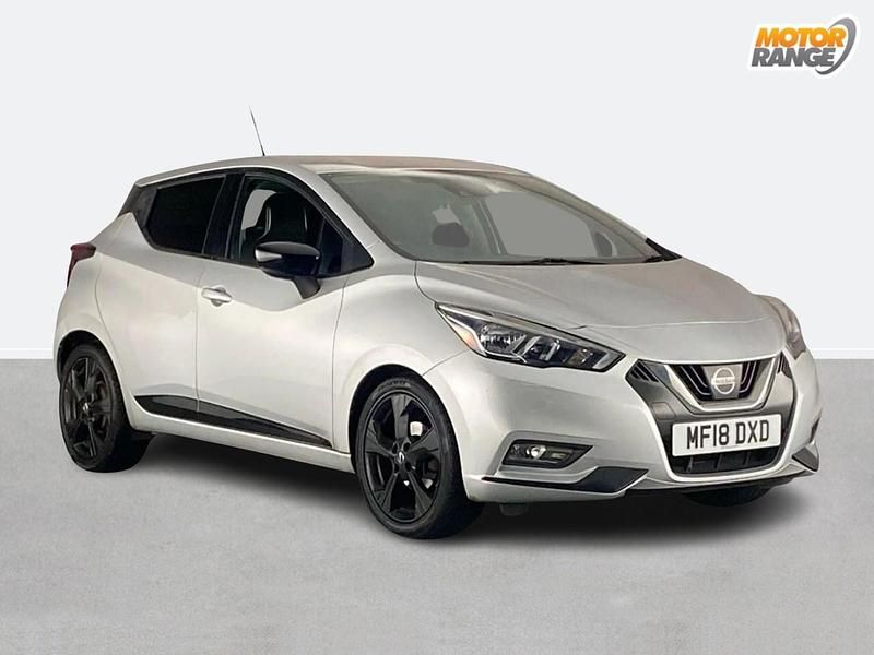 Silver Used 2018 Nissan Micra Tekna Hatchback | £8,195 (Fair price) - Image 1/4