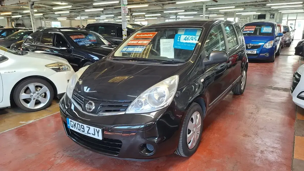 Used Nissan Note Visia 110 HP (80 kW) 2009 Black Hatchback
