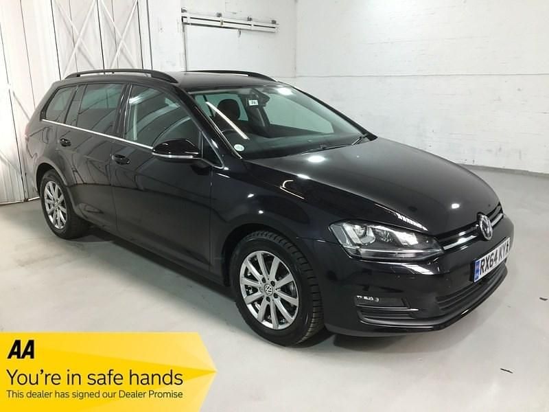 Black Used 2014 VW Golf VII S Estate | £8,400 (Fair price) - Image 1/4