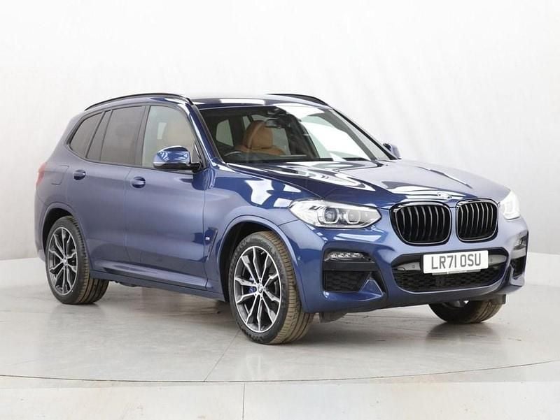 Used BMW X3 M Sport 292 HP (214 kW) 2021 Blue SUV