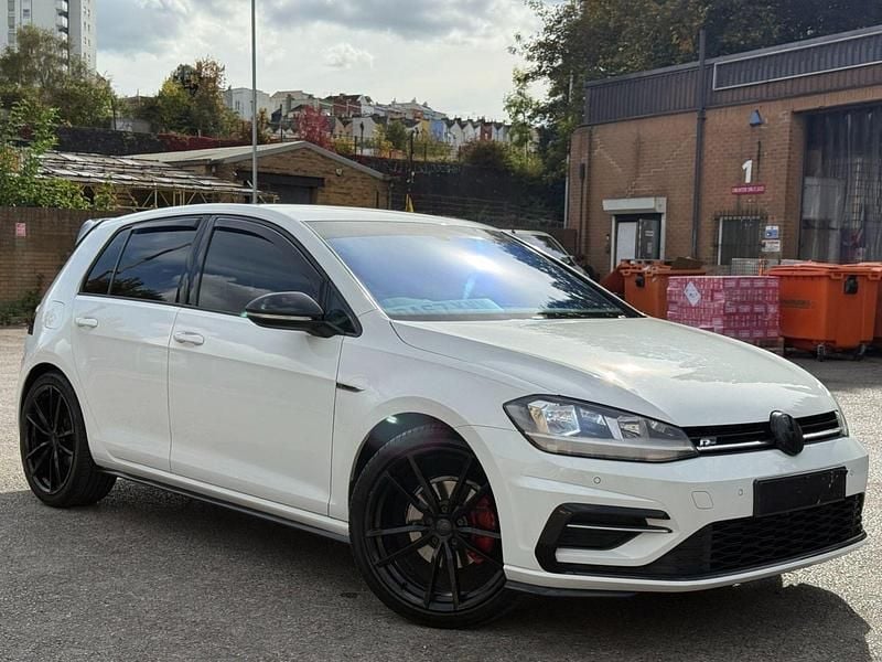 White Used 2017 VW Golf VII R-line Hatchback | £10,695 (A bit pricey) - Image 1/4