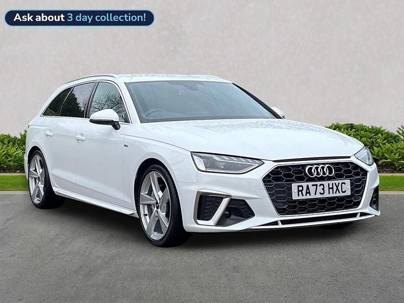 White Used 2024 Audi A4 S-Line Estate | £28,104 (Fair price) - Image 1/2