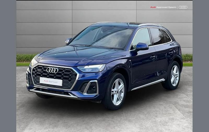 Used Audi Q5 S-Line 295 HP (216 kW) 2023 Blue SUV