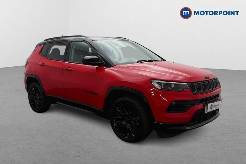Red/black Used 2023 Jeep Compass SUV | £21,199 (Fair price) - Image 1/4