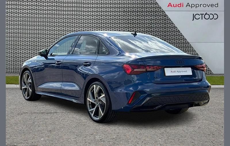 Used Audi A3 Black Edition 147 HP (108 kW) 2025 Blue Sedan