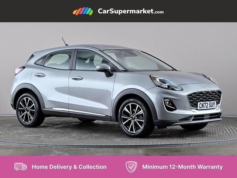 Silver Used 2022 Ford Puma Gen-E Titanium Hatchback | £14,697 (Good price) - Image 1/4