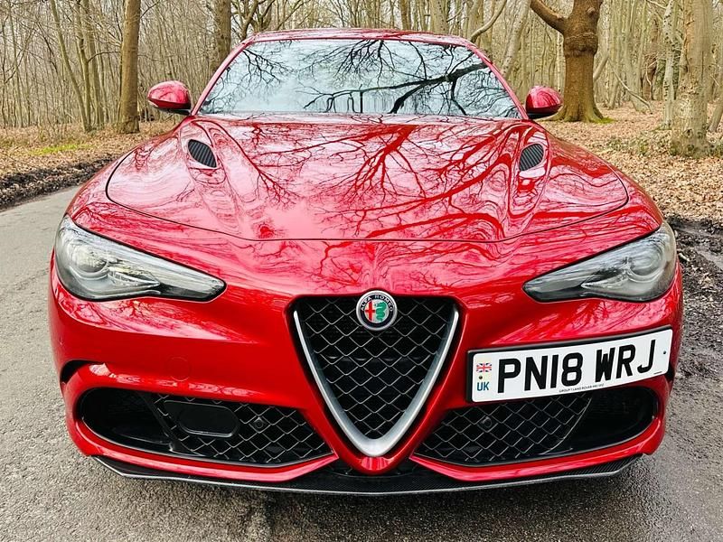 Used Alfa Romeo Giulia Quadrifoglio 510 HP (375 kW) 2018 Red Sedan