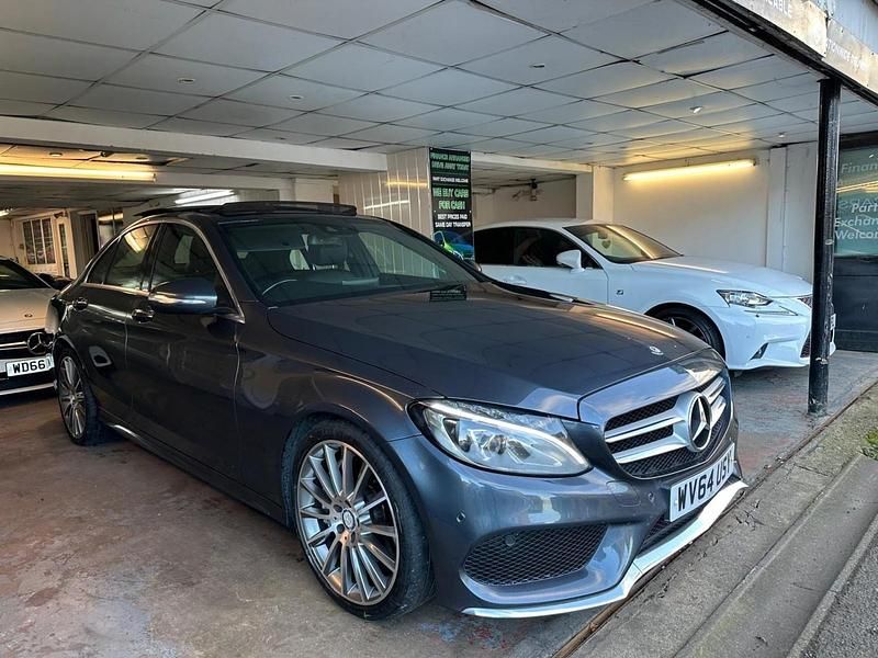 Used Mercedes C300 AMG line 2014 Grey Sedan
