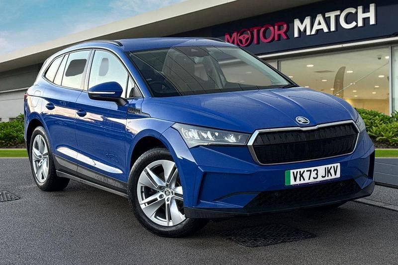 Blue Used 2023 Skoda Enyaq iV ecoSuite SUV | £17,690 (Fair price) - Image 1/4