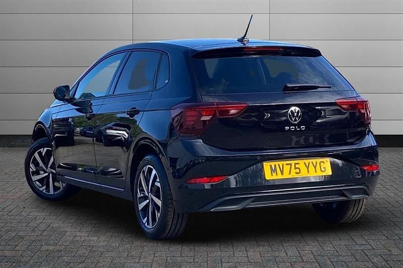 Used VW Polo Match 95 HP (69 kW) 2025 Black Hatchback