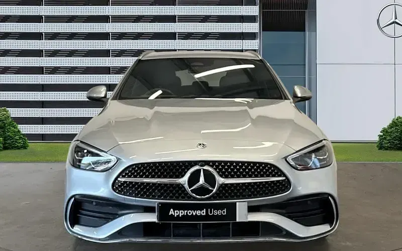 Used Mercedes C200 AMG line 204 HP (150 kW) 2024 Silver Estate