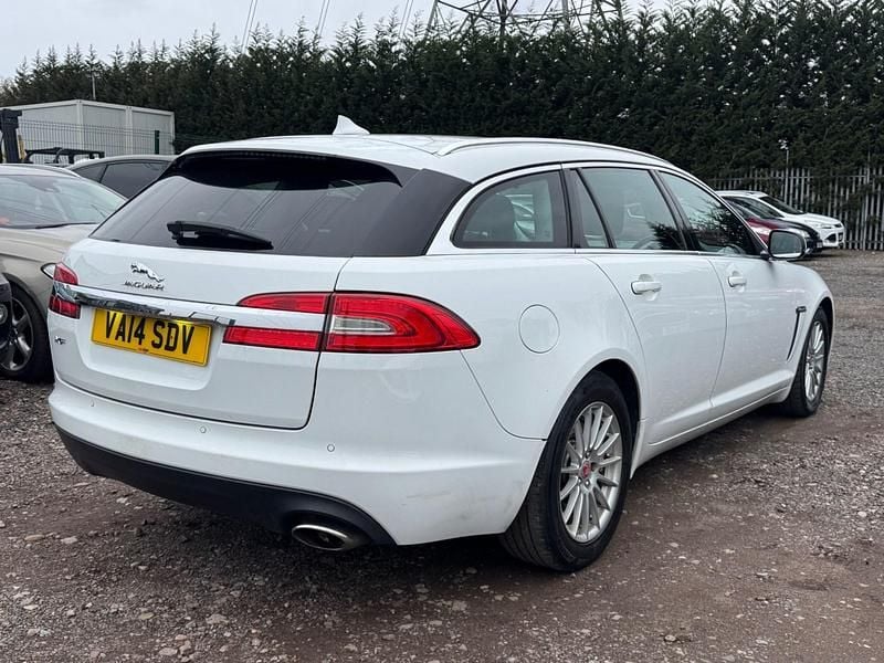 Used Jaguar XF 2014 White Estate