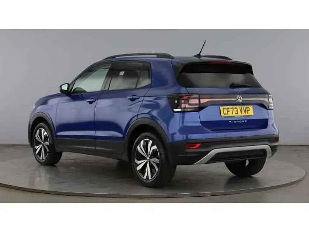 Used VW T-Cross Black Edition 110 HP (80 kW) 2023 Blue SUV