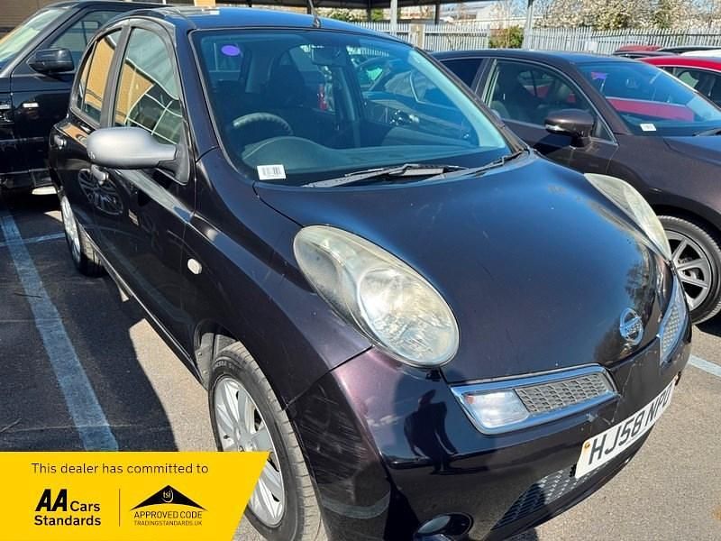 Begagnad Nissan Micra 2008 Svart Halvkombi