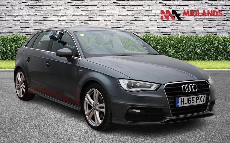 Grey Used 2015 Audi A3 Sportback S-Line Hatchback | £7,300 (Good price) - Image 1/4