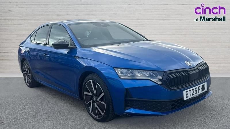 Used Skoda Octavia SportLine 150 HP (110 kW) 2025 Blue Hatchback
