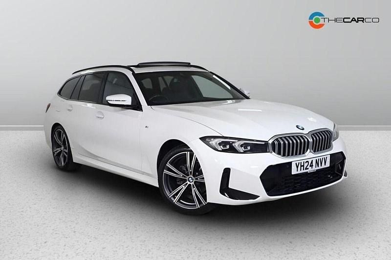 White Used 2024 BMW 320 M Sport Estate | £30,975 (Fair price) - Image 1/3