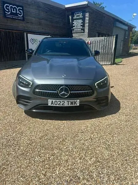 Used Mercedes E220 AMG line 2022 Grey Sedan