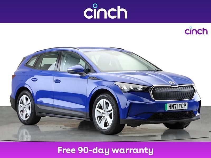 Blue Used 2021 Skoda Enyaq iV ecoSuite SUV | £15,799 (Fair price) - Image 1/3