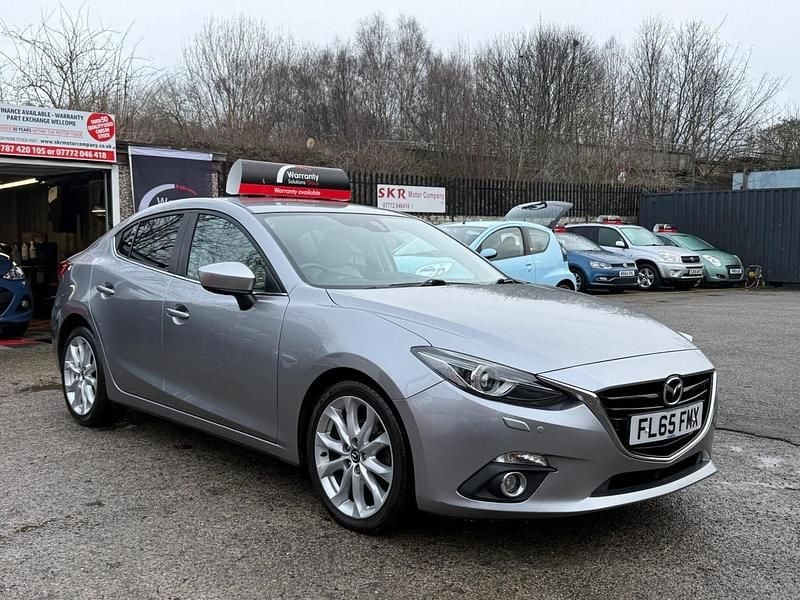 Silver Used 2015 Mazda 3 Inclusive Sedan | £8,295 (Fair price) - Image 1/4
