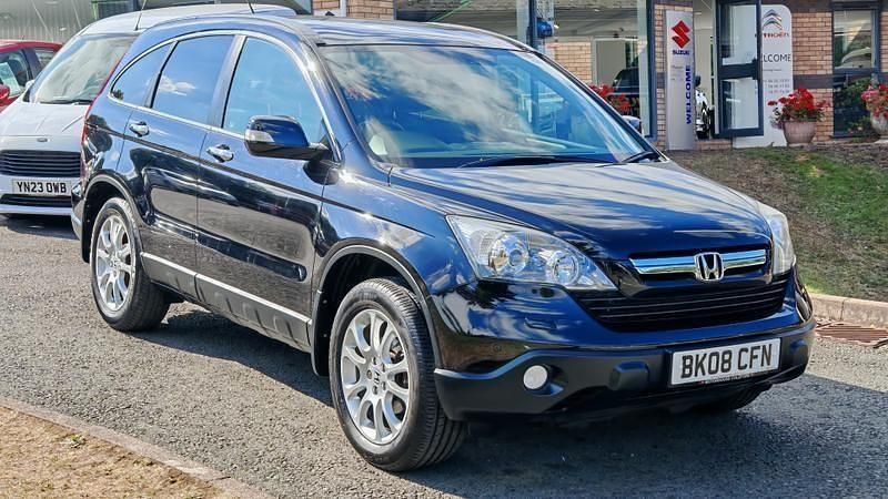 Black Used 2008 Honda CR-V EX SUV | £7,495 (Expensive) - Image 1/4