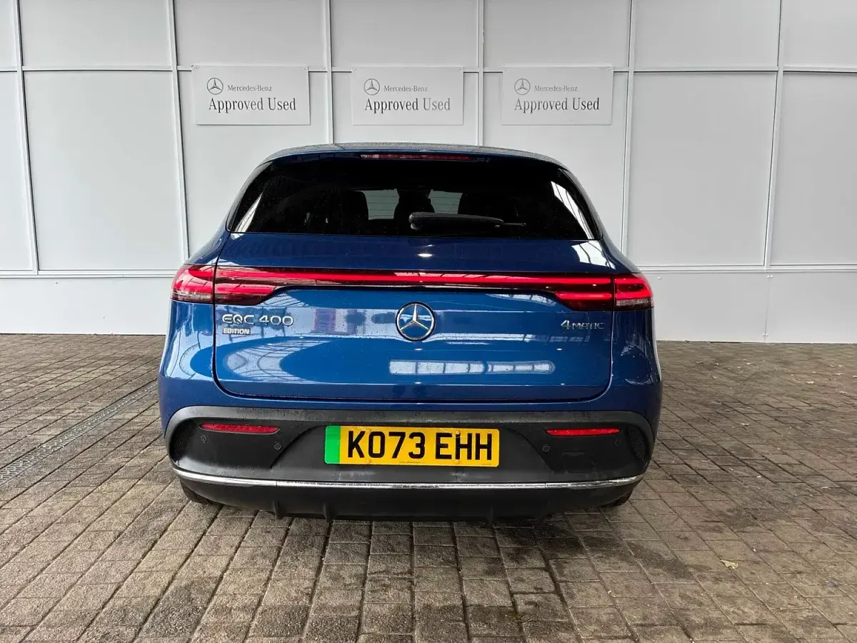Used Mercedes EQC400 AMG line 300 kW (408 HP) 2023 Blue SUV