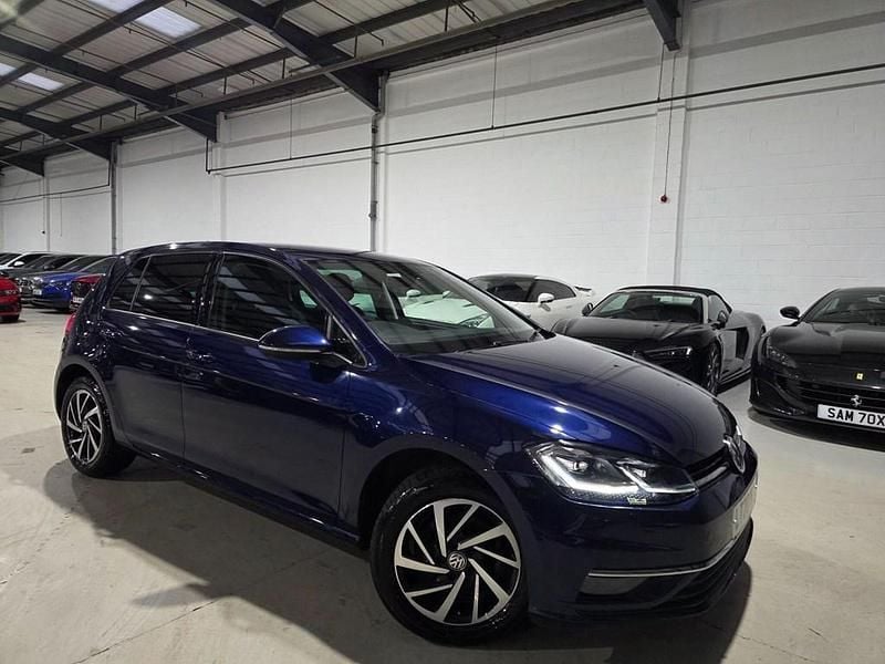 Used VW Golf VII Edition 150 HP (110 kW) 2020 Blue Hatchback