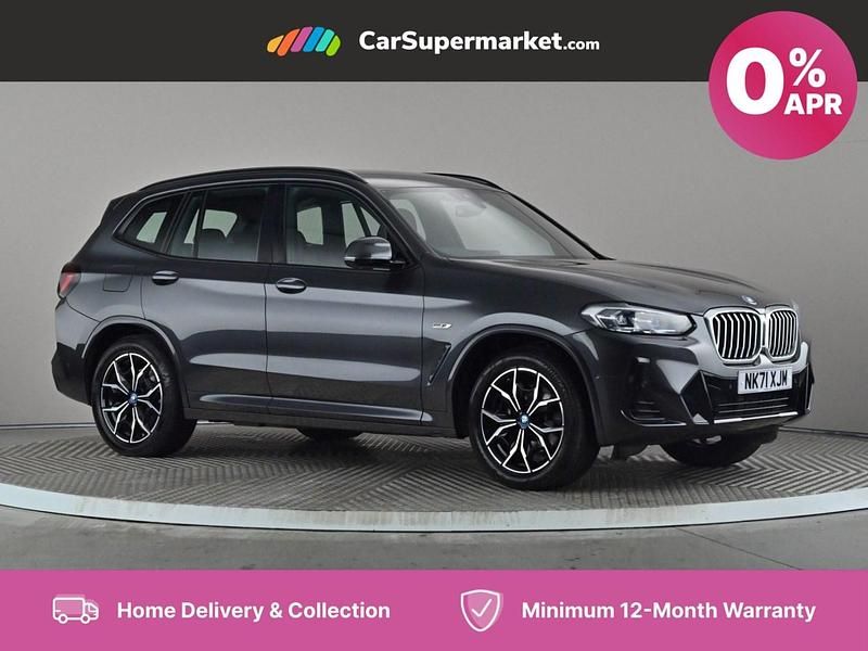 Grey Used 2021 BMW X3 M Sport SUV | £38,697 - Image 1/4