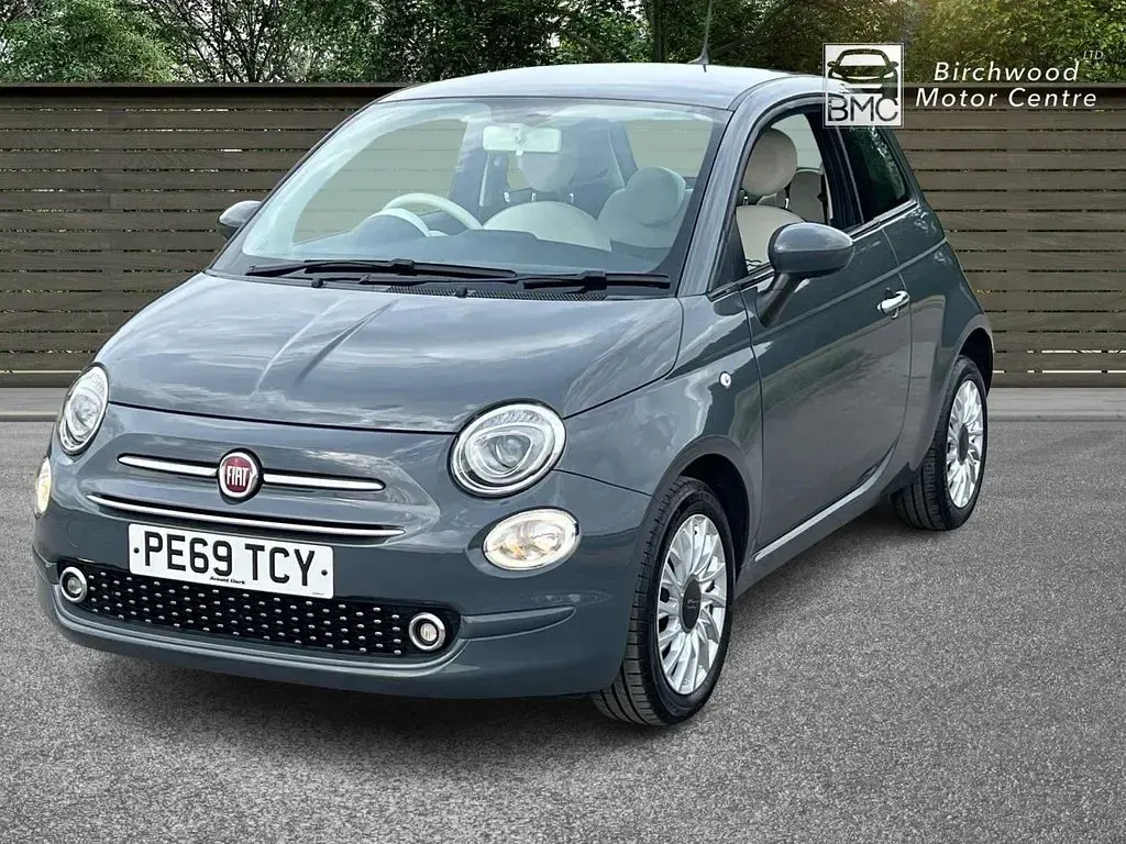 Used Fiat 500 Lounge 69 HP (50 kW) 2019 Grey Hatchback