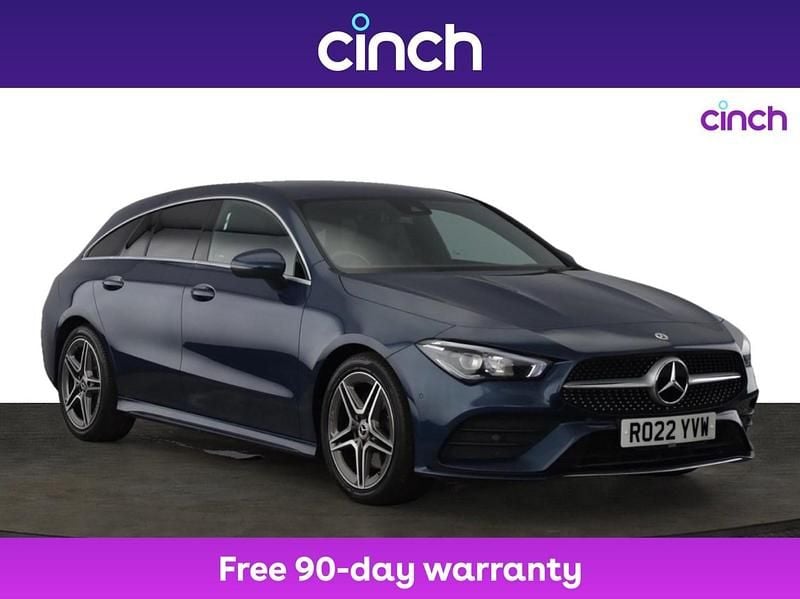 Blue Used 2022 Mercedes CLA200 AMG line Estate | £19,899 (Fair price) - Image 1/3
