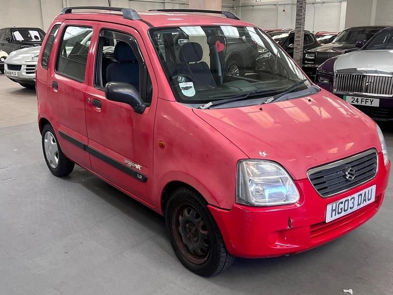 Red Used 2003 Suzuki Wagon R GL Hatchback | £990 - Image 1/4