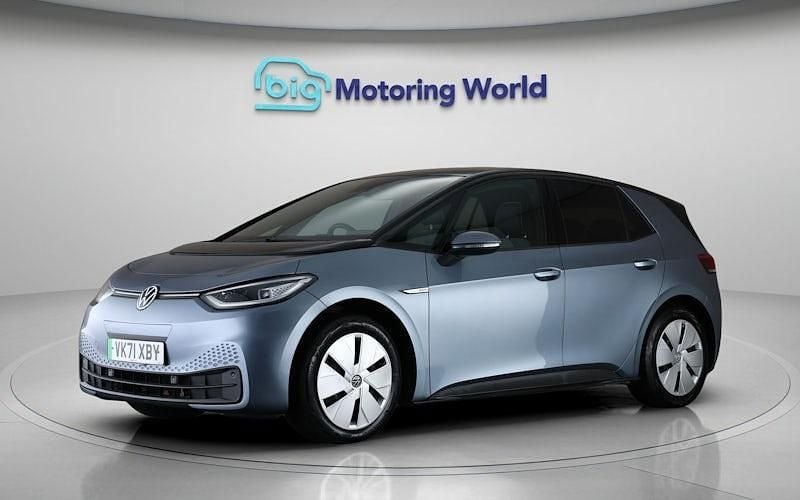 Used VW ID.3 Pro Performance 150 kW (204 HP) 2021 Blue Hatchback