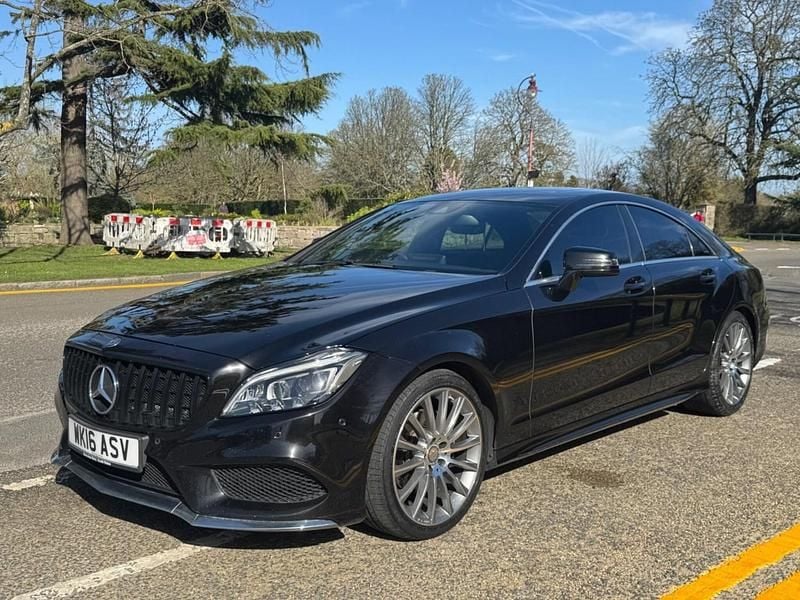 Used Mercedes CLS220 AMG Line Premium 177 HP (130 kW) 2016 Black Coupe